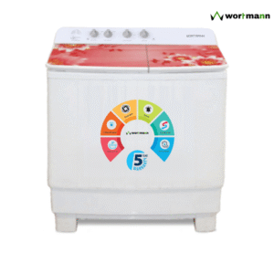 Wortmann WMSA75GL Series 7.5 KG Semi-Automatic Top Load Washing Machine