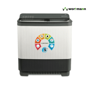 Wortmann WMSA85FGL Series 8.5 KG Semi-Automatic Top Load Washing Machine