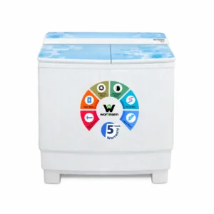 Wortmann WTWM75FGL Series 7.5 KG Semi-Automatic Top Load Washing Machine