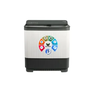 Wortmann WTWM85FGL Black Series 8.5 KG Semi-Automatic Top Load Washing Machine