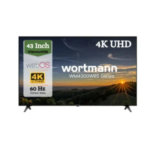 Wortmann WM4300WBS 43 (108 cm) webOS 4K UHD Smart LED TV – 60 Hz, HDR & Smart Streaming