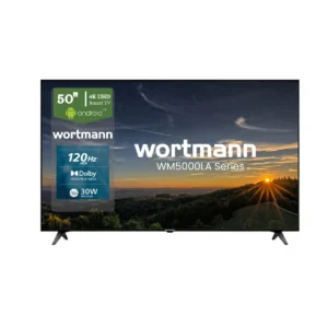 Wortmann WM5000LA 50 (127 cm) 4K Android Smart TV – UHD, Google Play, Wi-Fi & Bluetooth